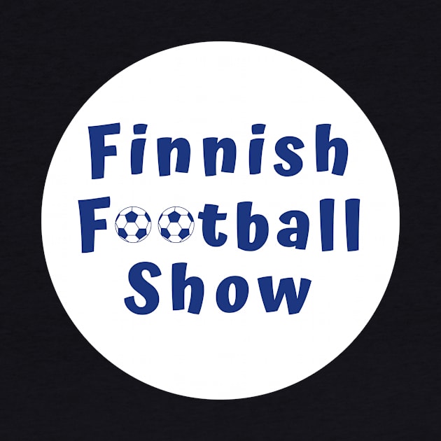 Finnish Football Show logo - white by Finnish Football Show